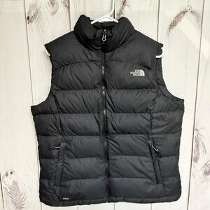 The North Face Women’s 700 Fill Nuptse Vest XL Black Down EUC